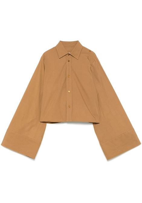 Light brown cropped shirt MM6 Maison Margiela - women